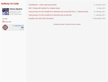 Tablet Screenshot of anthonyvscode.com
